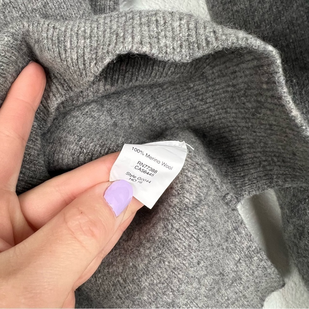 Madewell Merino Wool Lace Up Sweater - Picture 6 of 7